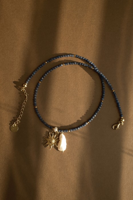 Szafirowy Choker 